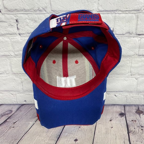 Reebok NY Giants Hat Cap Youth Strap Back Red White Blue Team Apparel One Size - Picture 7 of 10